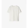 Camiseta de algodón con ribetes de cuadros