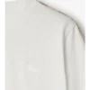 Camiseta de algodón con ribetes de cuadros