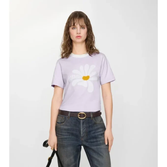 Camiseta de algodón Daisy