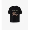 Camiseta de algodón EKD con bordado en punto de cruz
