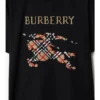 Camiseta de algodón EKD con bordado en punto de cruz