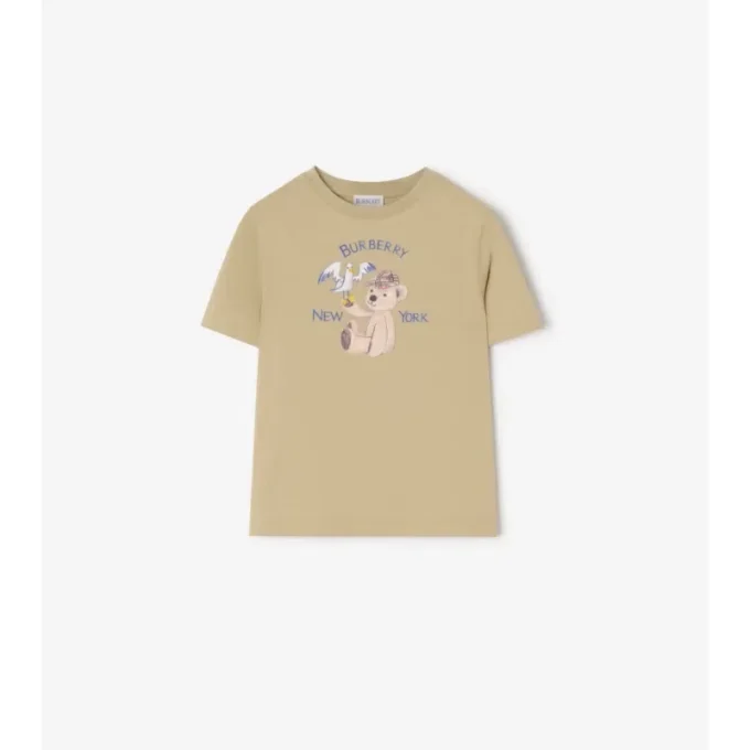 Camiseta de algodón New York Bear