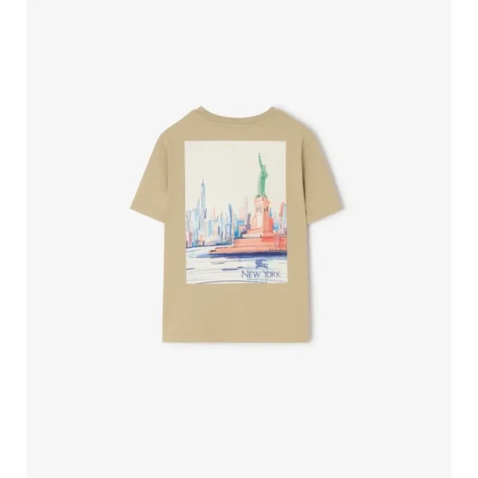 Camiseta de algodón New York Bear