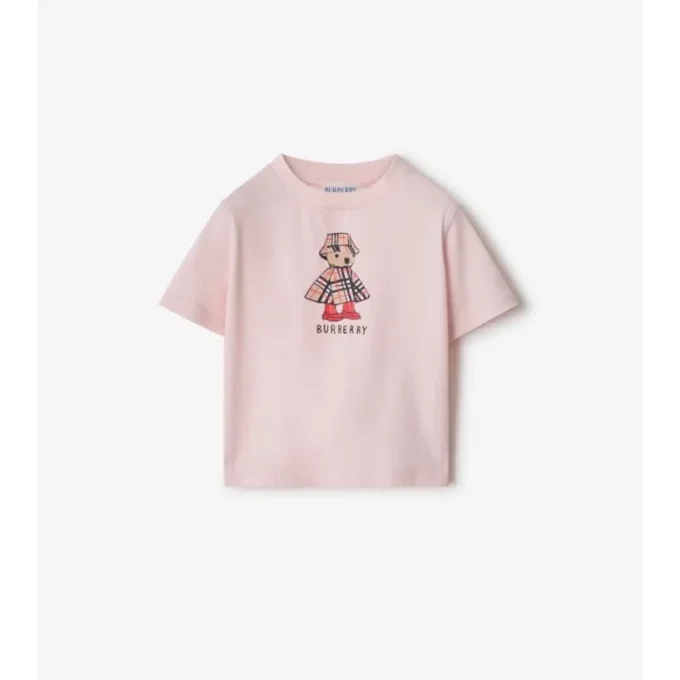 Camiseta de algodón «Rainy Day Bear»