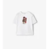 Camiseta de algodón Ski Bear