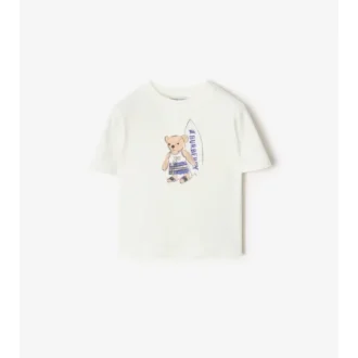 Camiseta de algodón «Surfer Bear»