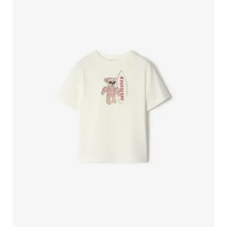 Camiseta de algodón «Surfer Bear»