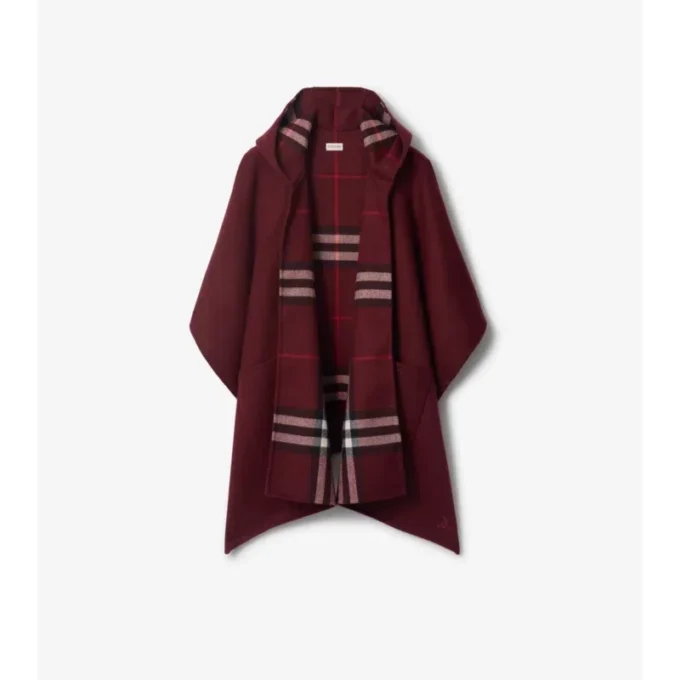 Capa con capucha de cachemira