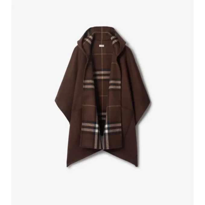 Capa con capucha de cachemira