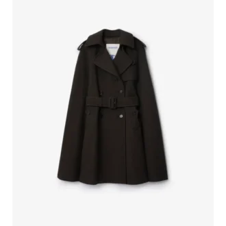 Capa tipo gabardina Belmont de cachemira