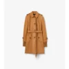 Car Coat corto de piel con flecos
