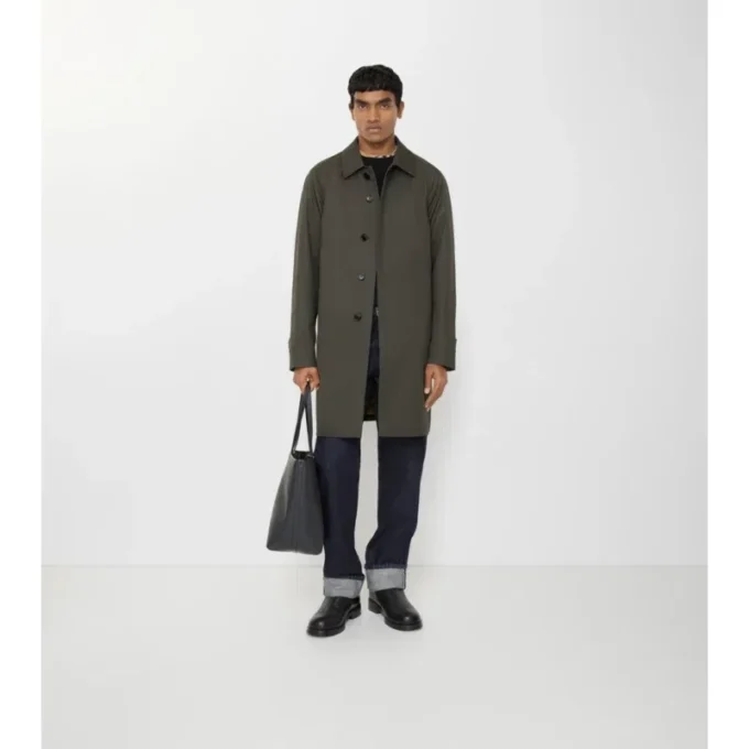 Car Coat de gabardina Tropical Gabardine de largo medio