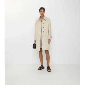 Car Coat de gabardina Tropical Gabardine de largo medio