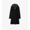 Car Coat de lana reversible de largo medio