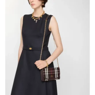 Cartera con correa de cadena Highlands 