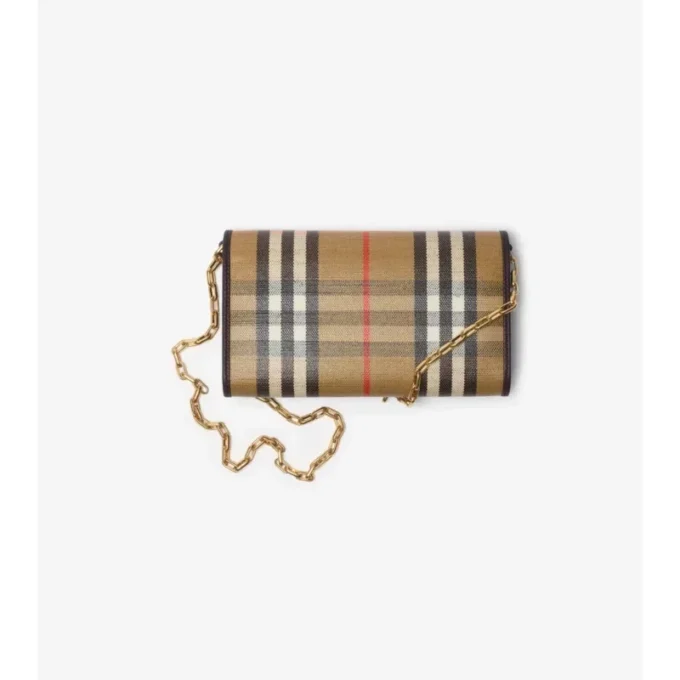 Cartera con correa de cadena Highlands 