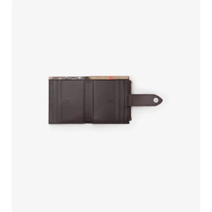 Cartera con cremallera y estampado Pop Check 