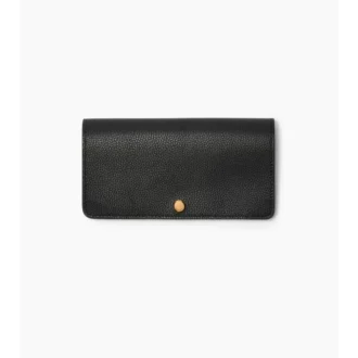 Cartera continental de piel