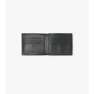 Cartera doble con estampado de cuadros