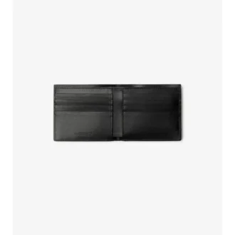 Cartera doble con estampado de cuadros