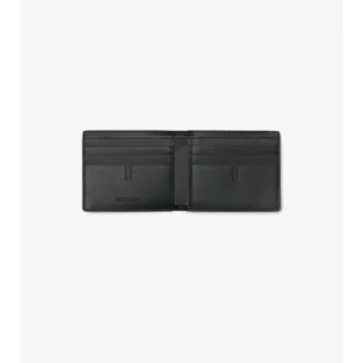 Cartera doble delgada con estampado Check 