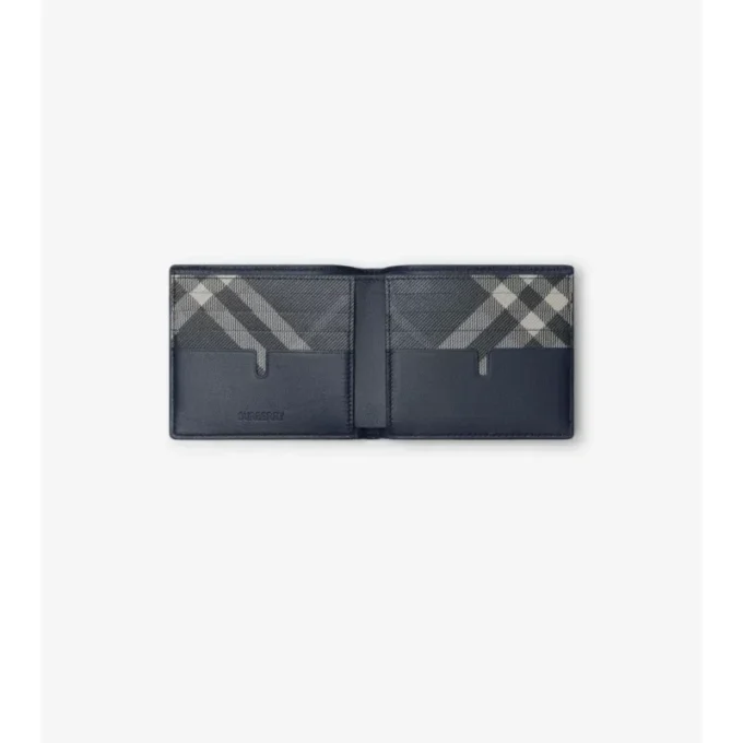 Cartera plegable con estampado Pop Check