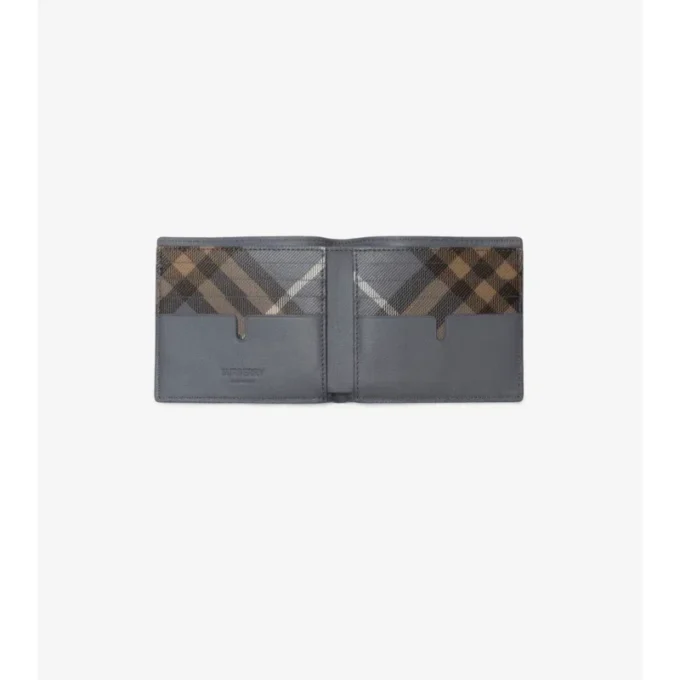 Cartera plegable con estampado Pop Check