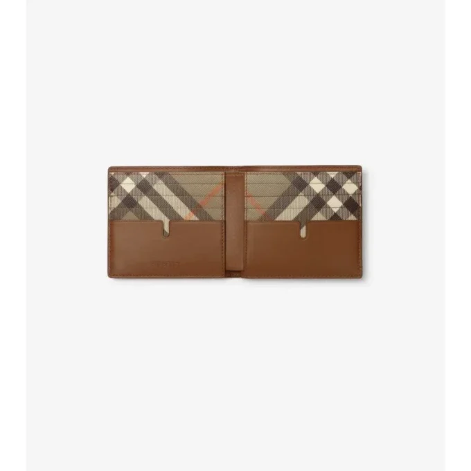 Cartera plegable con estampado Pop Check