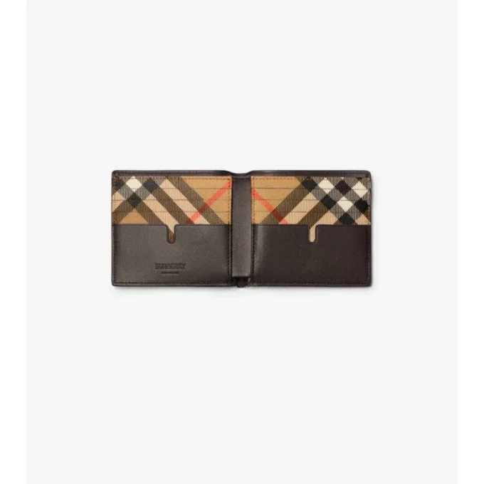 Cartera plegable con estampado Pop Check