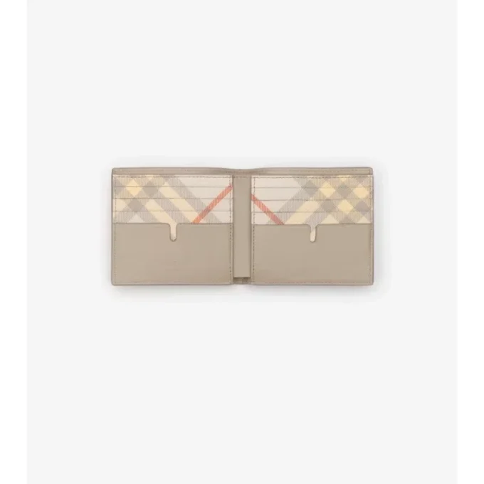 Cartera plegable con estampado Pop Check