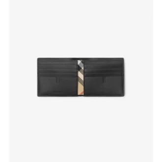 Cartera plegable con sello de caballero 