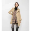 Chaleco de lana y cachemira con estampado de cuadros