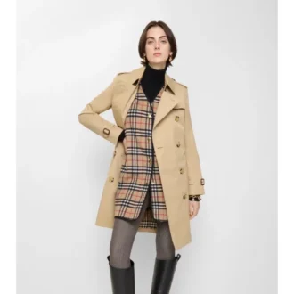 Chaleco de lana y cachemira con estampado de cuadros