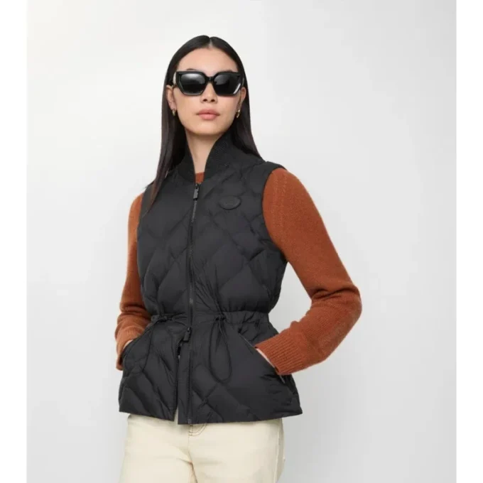 Chaleco Devonside de nailon con costura Check-Stitch