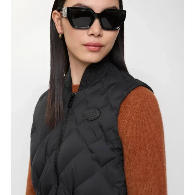 Chaleco Devonside de nailon con costura Check-Stitch