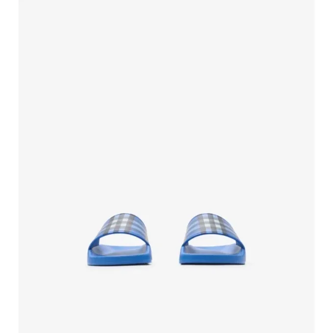 Chanclas con estampado de cuadros