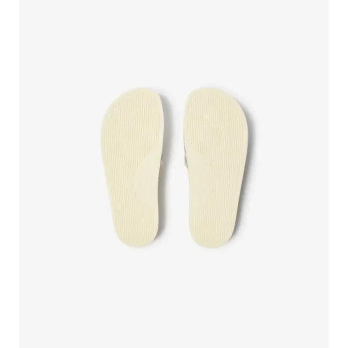 Chanclas con estampado de cuadros