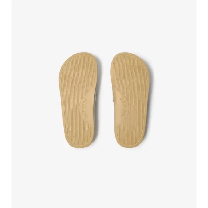 Chanclas con estampado de cuadros