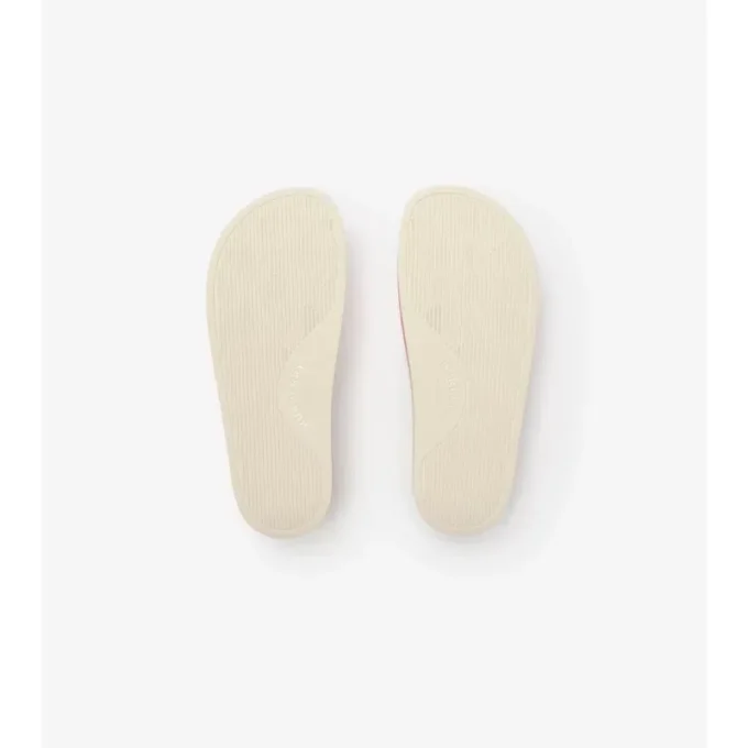 Chanclas con estampado de cuadros