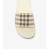 Chanclas con estampado de cuadros