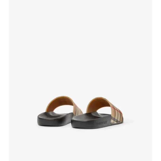 Chanclas con estampado Vintage Check