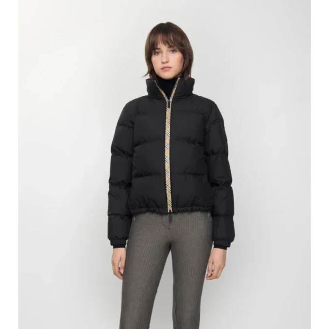 Chaqueta acolchada Ambleside con cinta a cuadros