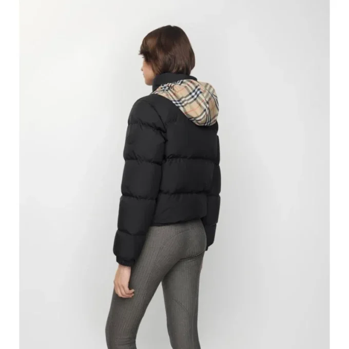 Chaqueta acolchada Ambleside con cinta a cuadros
