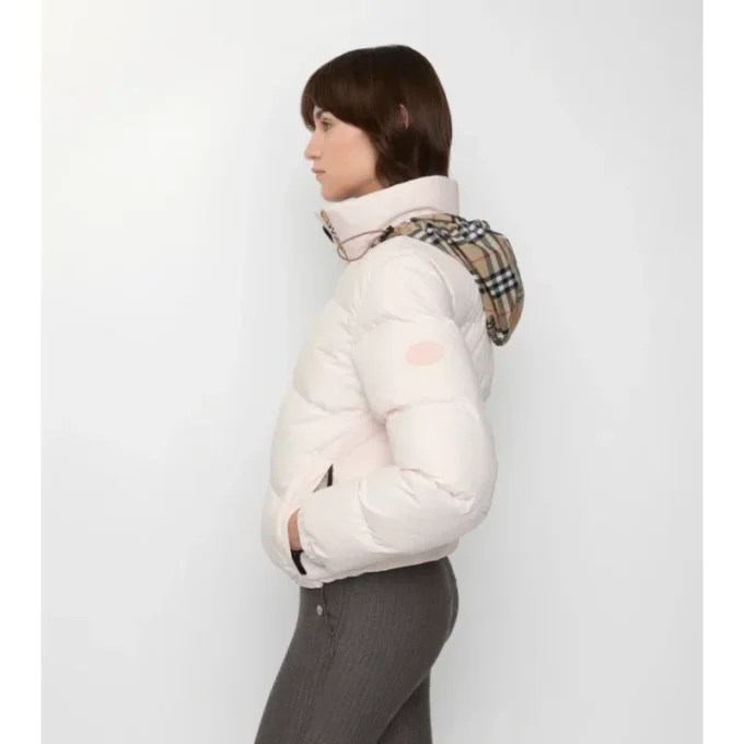 Chaqueta acolchada Ambleside con ribetes a cuadros