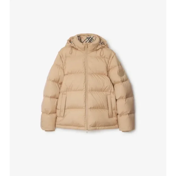 Chaqueta acolchada con mangas desmontables