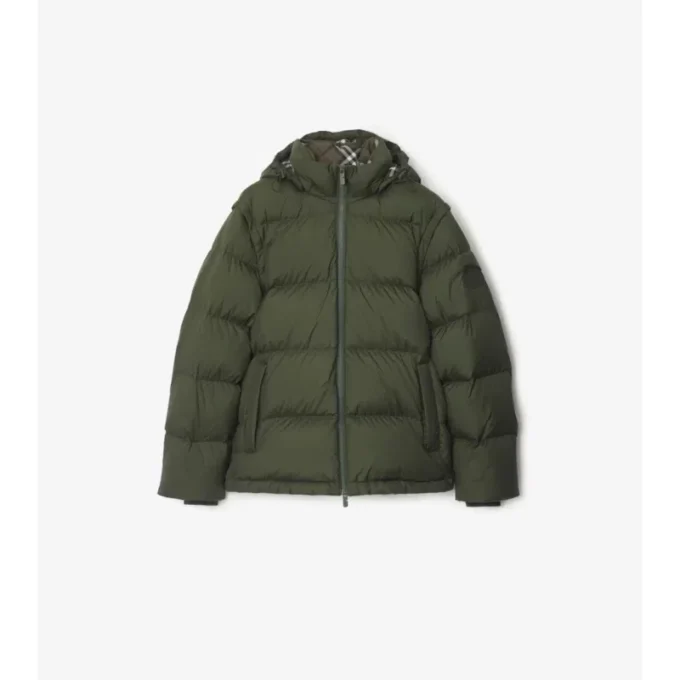 Chaqueta acolchada con mangas desmontables