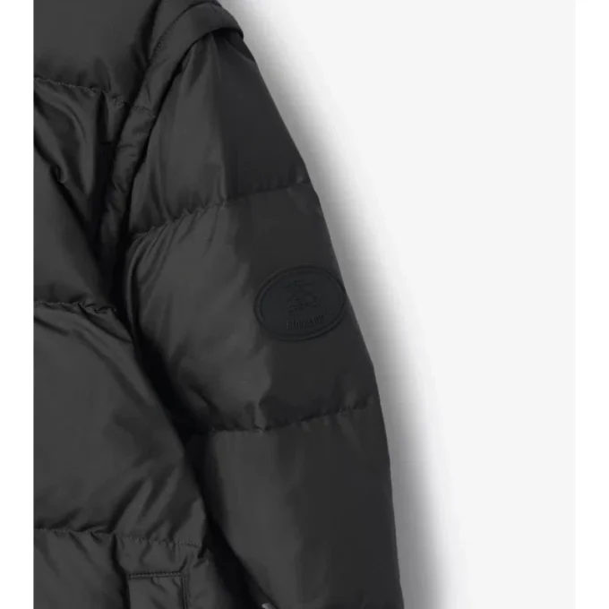 Chaqueta acolchada con mangas desmontables