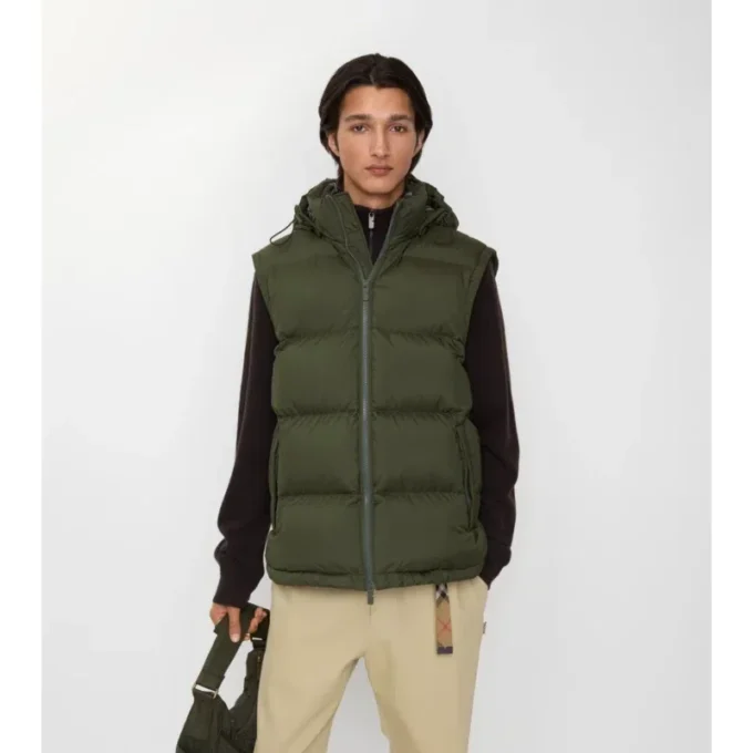 Chaqueta acolchada con mangas desmontables
