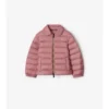 Chaqueta acolchada de nailon con cinta a cuadros