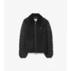 Chaqueta acolchada de nylon y piel de oveja
